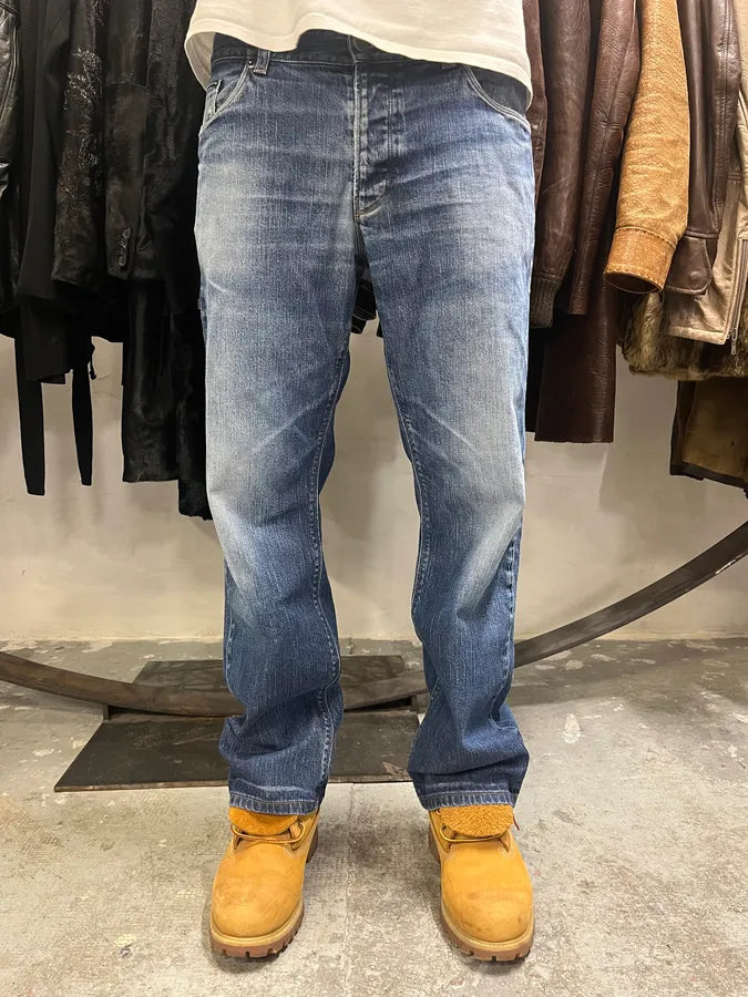 AW2010 Prada Blue Faded Denim Jeans (M/L) pRflpnd 1