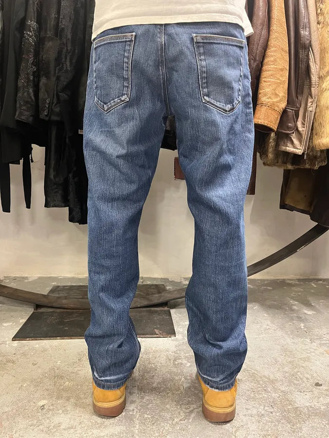 AW2010 Prada Blue Faded Denim Jeans (M/L) pRflpnd 2