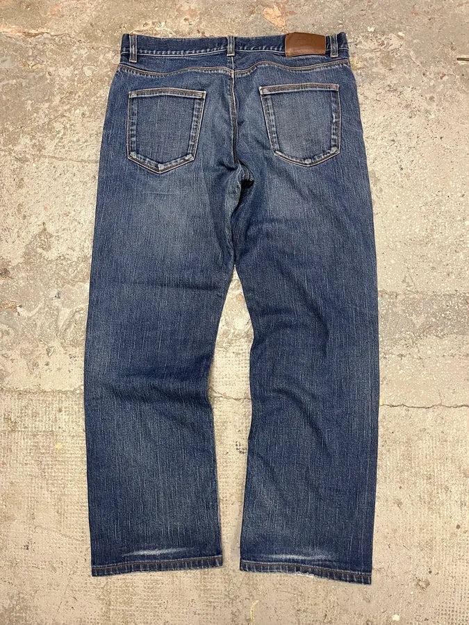 AW2010 Prada Blue Faded Denim Jeans (M/L) pRflpnd 7