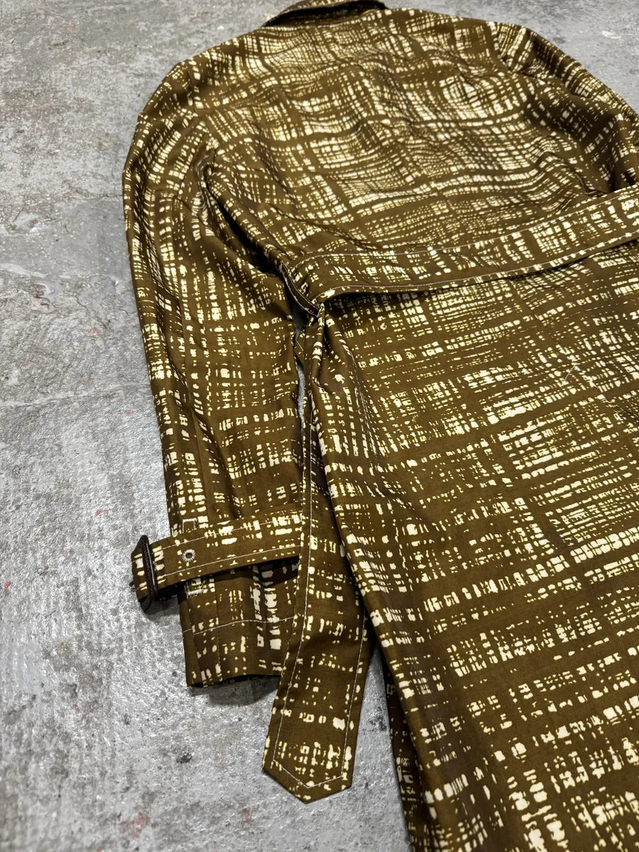 AW2010 Prada Brown Contemporary Elegant Trench Coat (M) cNWaOlb 6