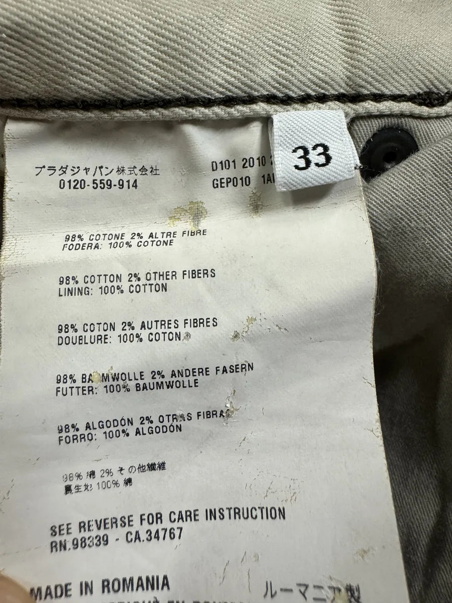 AW2010 Prada Grey Eroded Pants SmoHanS 6