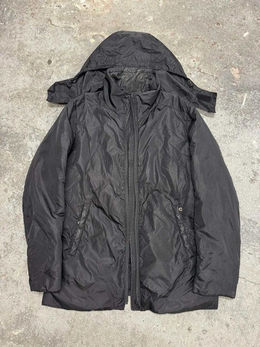 AW2010 Prada Linea Rossa Black Sport Hooded Jacket (L) 2