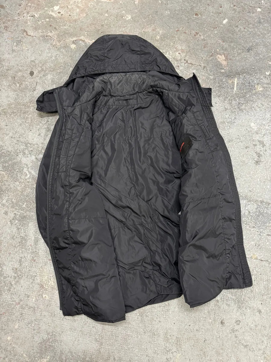 AW2010 Prada Linea Rossa Black Sport Hooded Jacket (L) 3