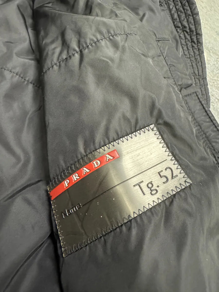 AW2010 Prada Linea Rossa Black Sport Hooded Jacket (L) 8