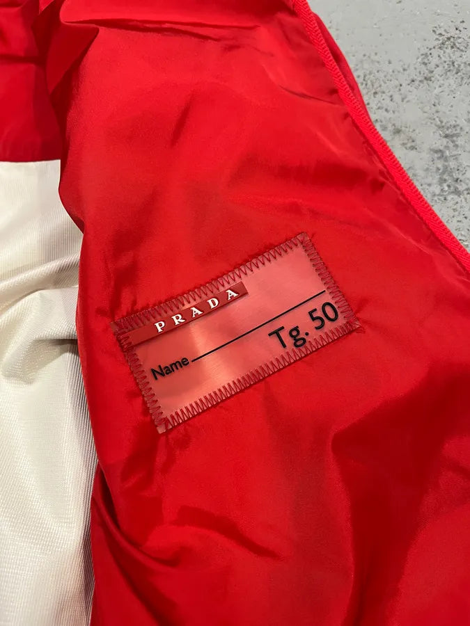AW2010 Prada Linea Rossa Red Light Jacket hvbSkIS 8