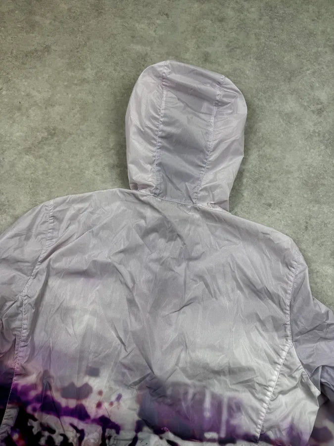 SS2010 Prada Beach Landscape Purple Windbreaker Jacket VneWsxs 5