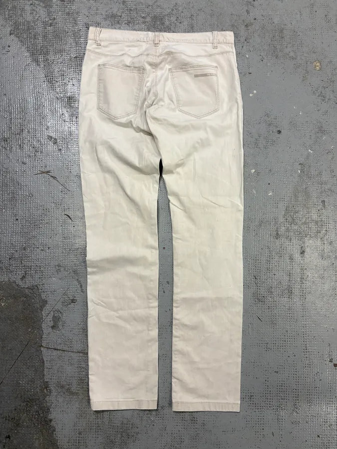 AW2010 Prada White Slim Jeans HAeMVda 5