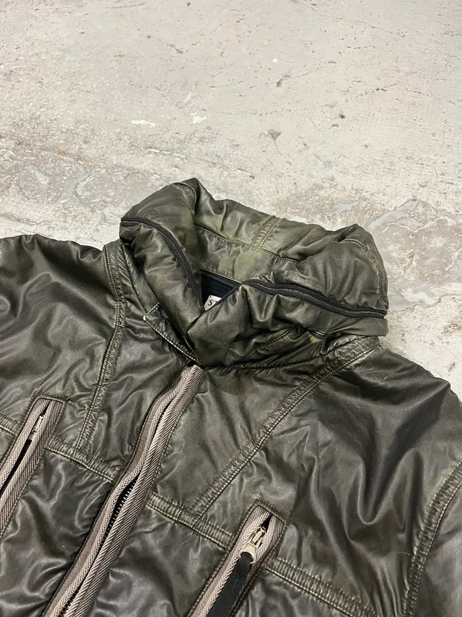 AW2010 Stone Island Obscure Shadow Liquid Reflective Bomber Jacket JShYGga 6