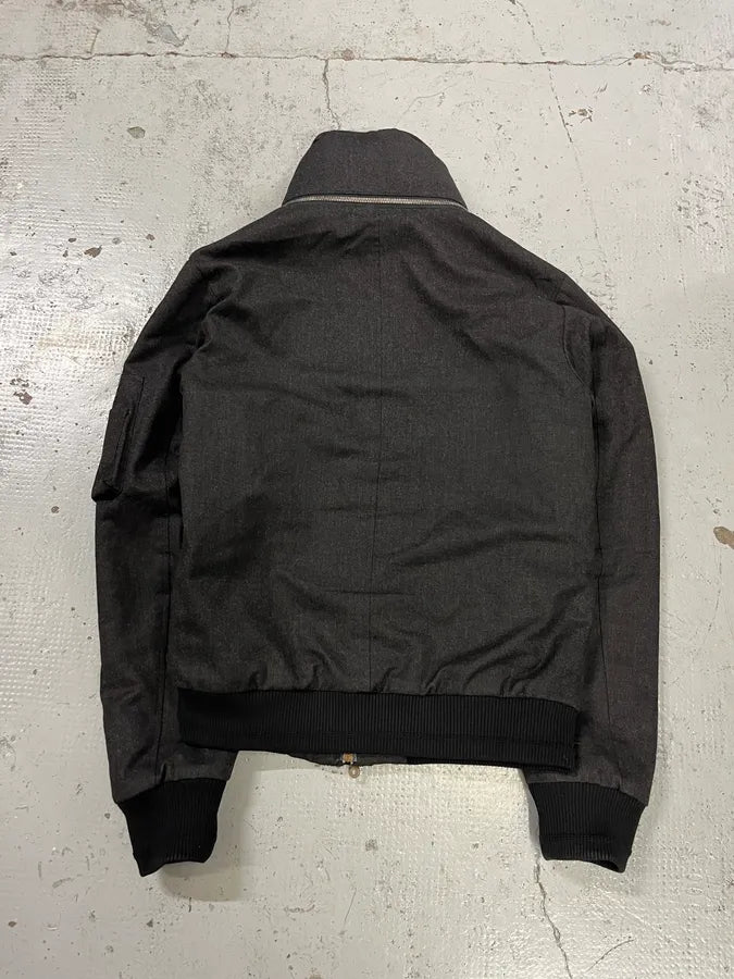 AW2010 Yves Saint Laurent Hidden & Detachable Hood Black Wool Jacket ejpIoht 7