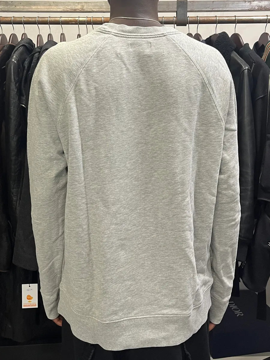 AW2011 Acne Studios College Persen Litterature Grey Sweater tKawdNt 2