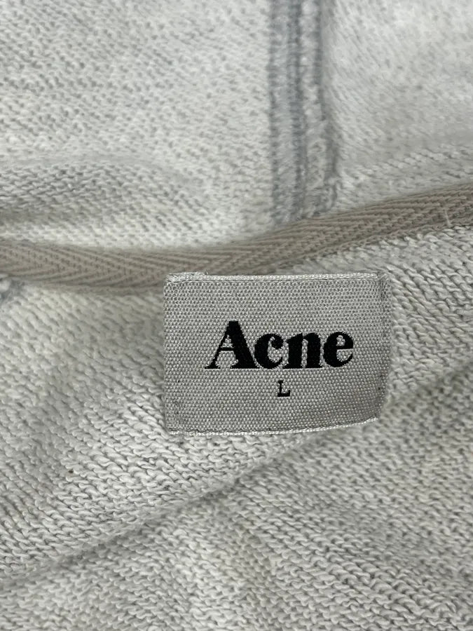 AW2011 Acne Studios Grey Minimalist Zip-up Hoodie OWJRfeG 8