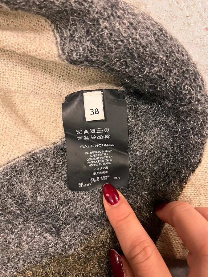 AW2011 Balenciaga Wool Striped Sweater XTHDhmP 7