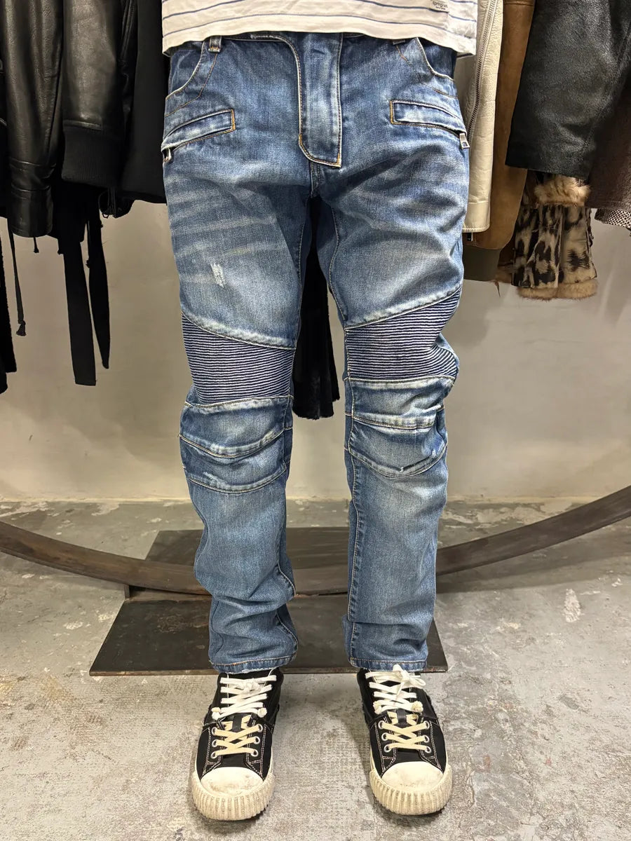 AW2011 Balmain Blue Denim Jeans iellxeb 1