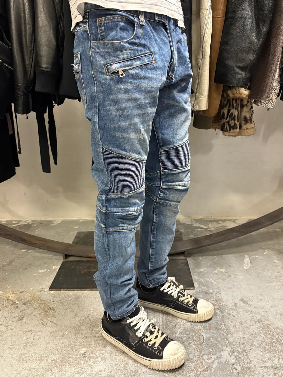 AW2011 Balmain Blue Denim Jeans iellxeb 2