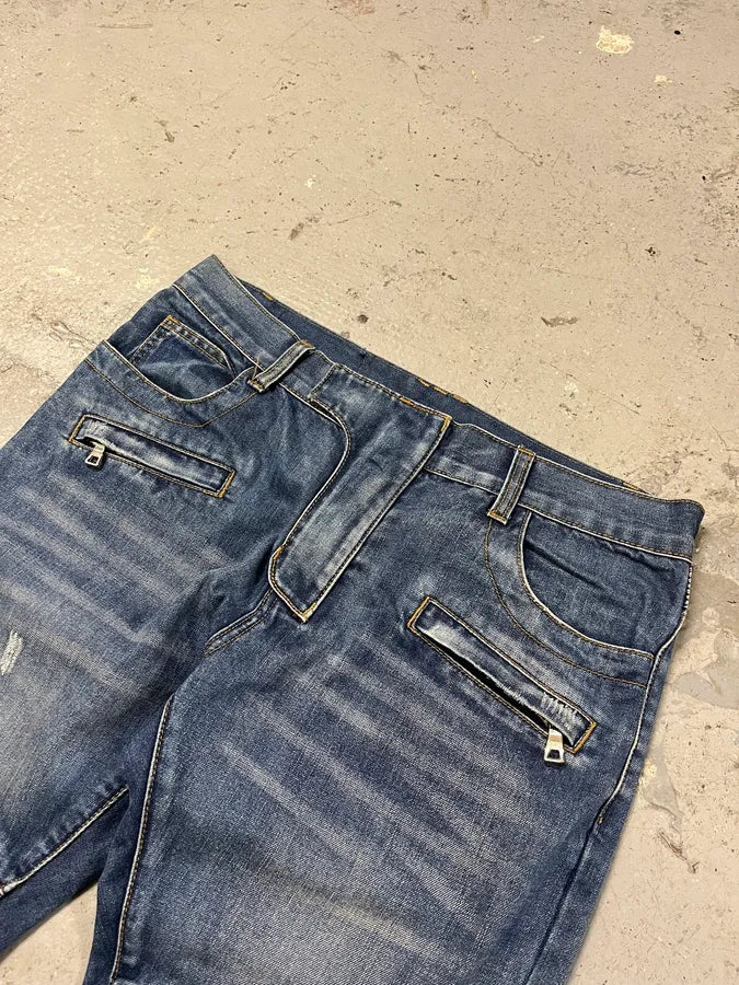 AW2011 Balmain Blue Denim Jeans iellxeb 5