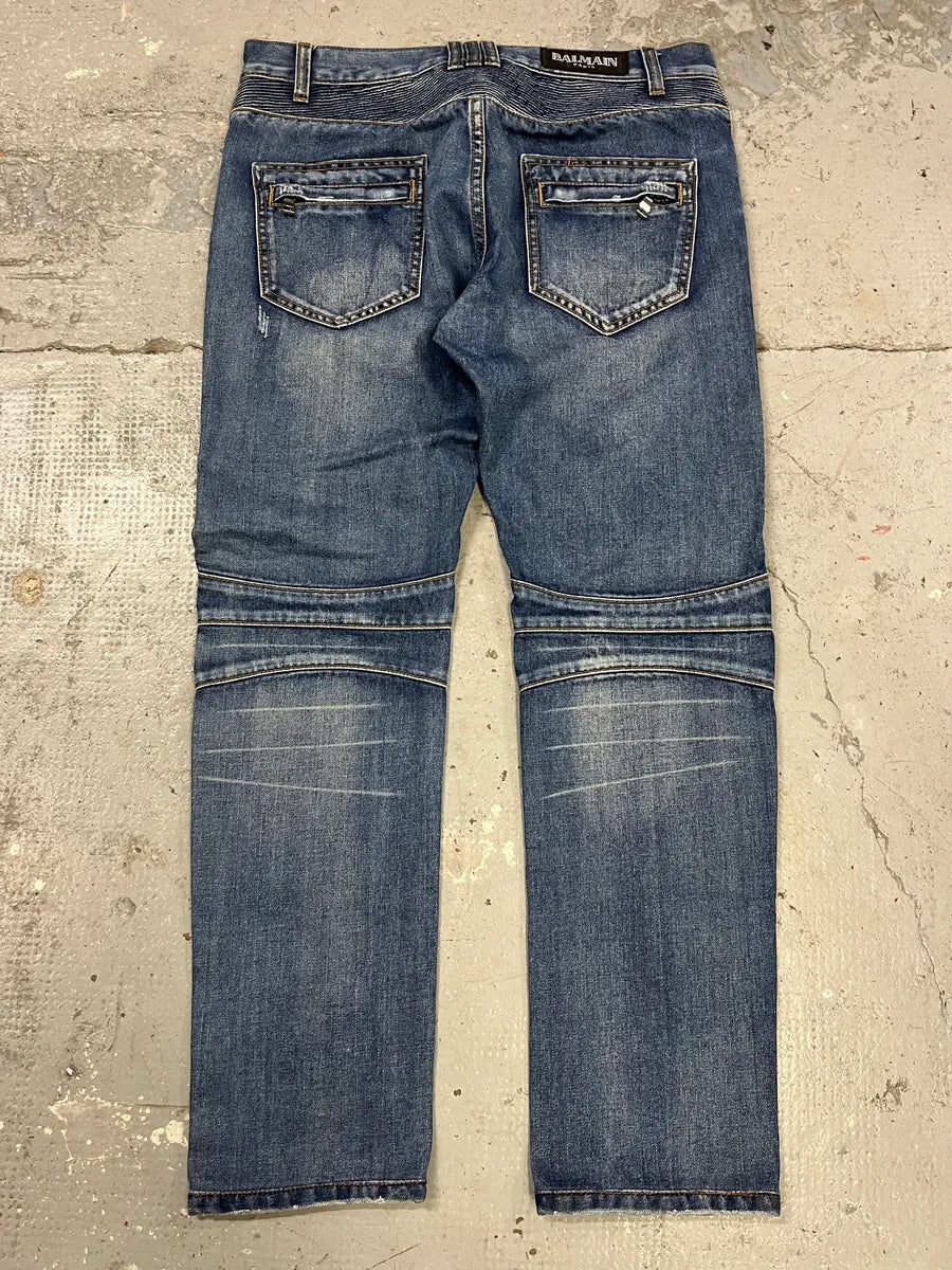 AW2011 Balmain Blue Denim Jeans iellxeb 8