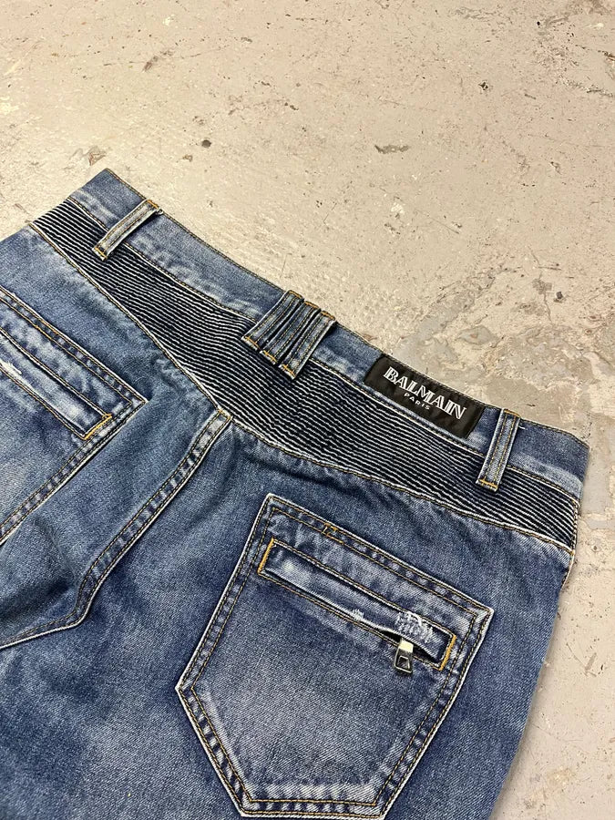 AW2011 Balmain Blue Denim Jeans iellxeb 9