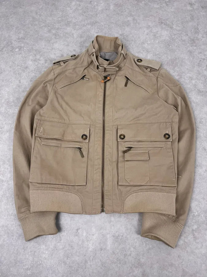 AW2011 Cavalli Beige Structured Classy Jacket ZYLyayD 0