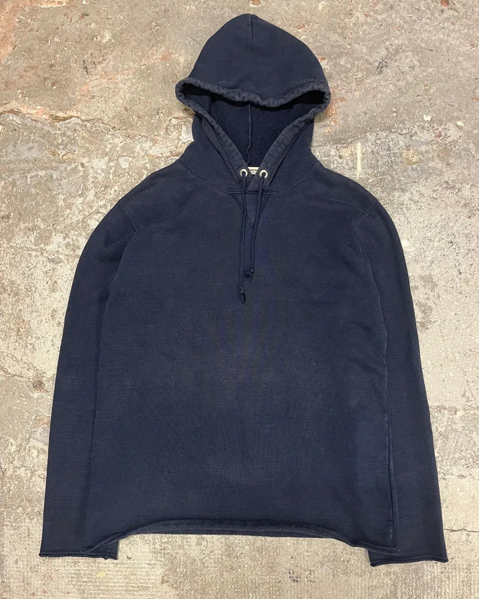 AW2011 Comme des Garçons Mainline Obscure Navy Hoodie (M) auCtoks 0