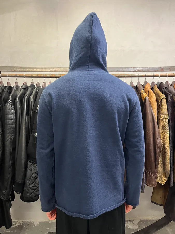 AW2011 Comme des Garçons Mainline Obscure Navy Hoodie (M) auCtoks 2