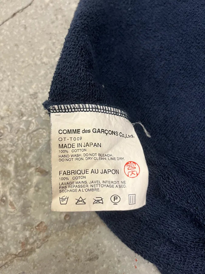 AW2011 Comme des Garçons Mainline Obscure Navy Hoodie (M) auCtoks 8