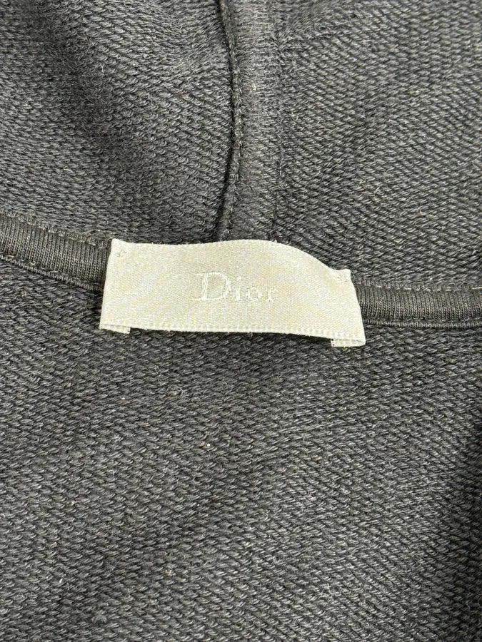 AW2011 Dior Navy & Grey Studded Zip-up Hoodie BjrkOMF 10