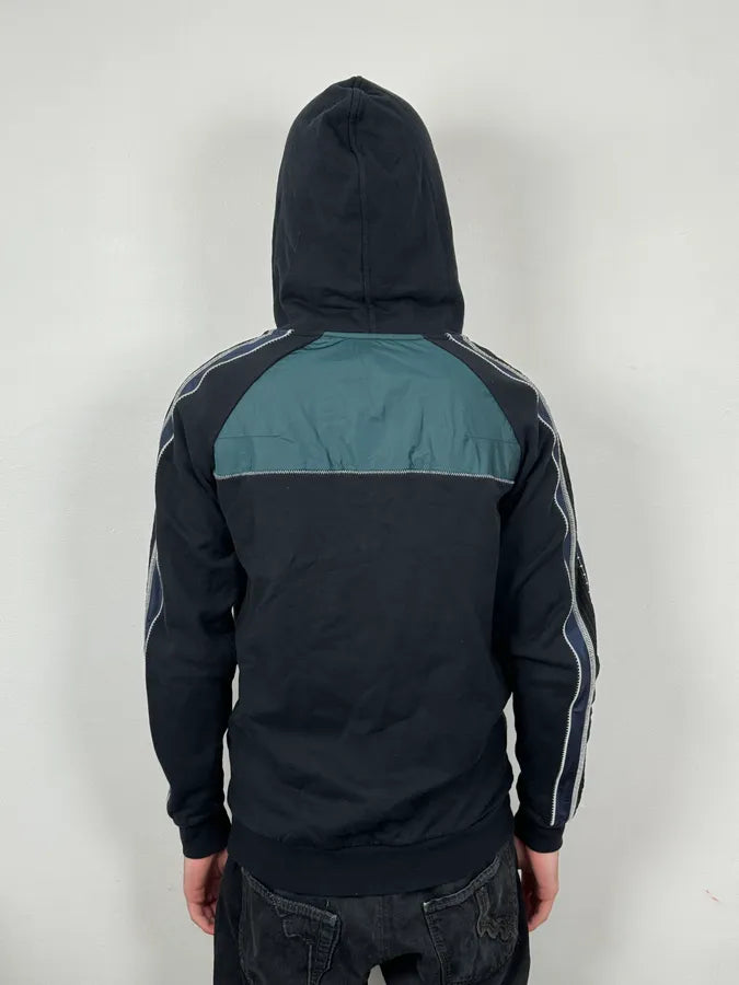 AW2011 Dior Navy & Grey Studded Zip-up Hoodie BjrkOMF 2