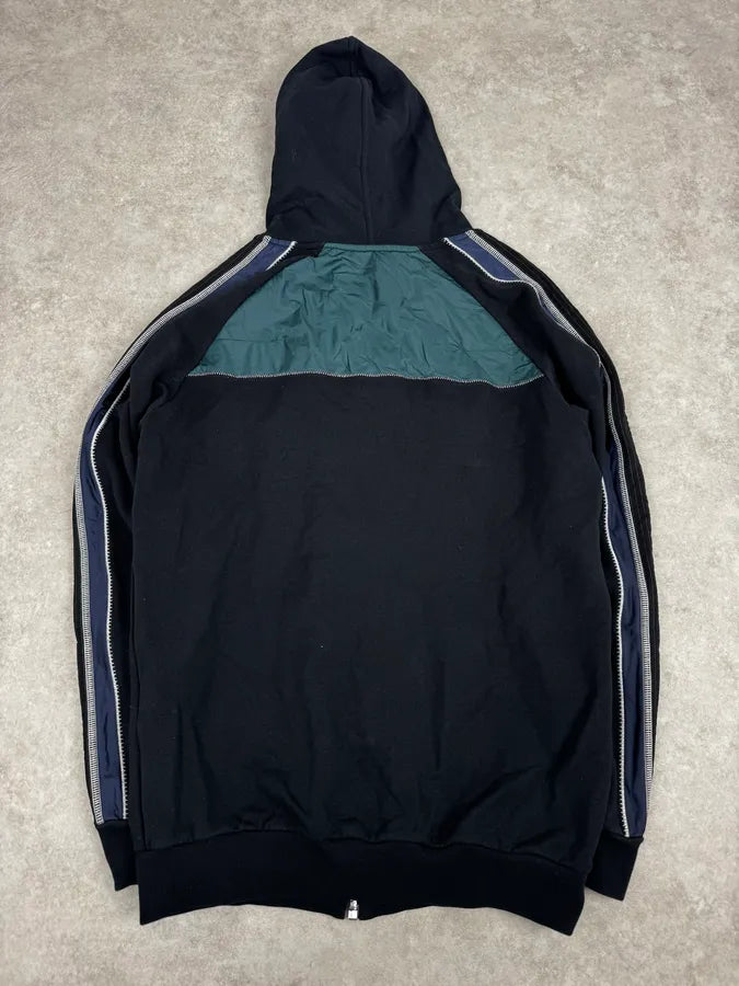 AW2011 Dior Navy & Grey Studded Zip-up Hoodie BjrkOMF 3