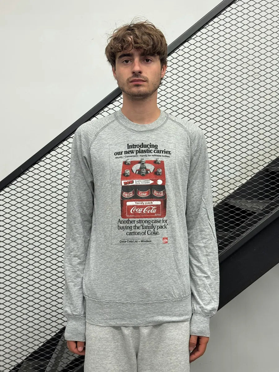 AW2011 Dolce & Gabanna Grey Coca Cola Crewneck Sweater WJVLEnj 0