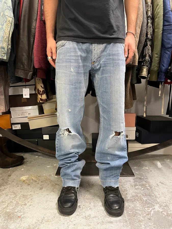 AW2011 Dolce & Gabbana Blue Denim Jeans EkoIXaz 0