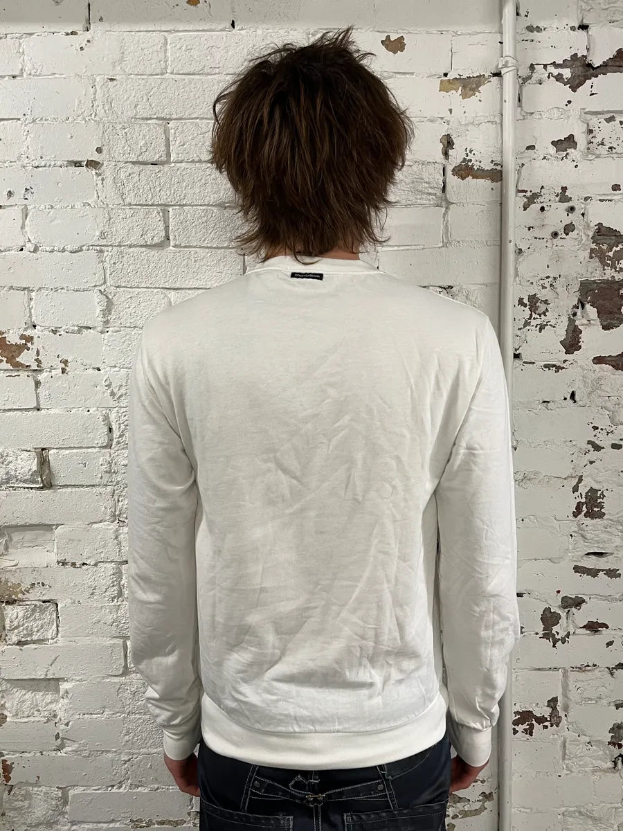 AW2011 Dolce & Gabbana Coca-Cola Foutain Service White Sweatshirt ywUlJwu 1
