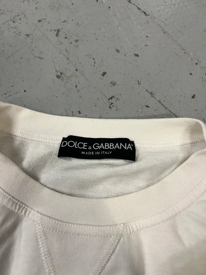 AW2011 Dolce & Gabbana Coca-Cola Foutain Service White Sweatshirt ywUlJwu 8
