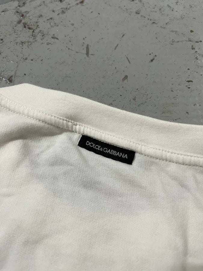 AW2011 Dolce & Gabbana Coca-Cola Foutain Service White Sweatshirt ywUlJwu 9