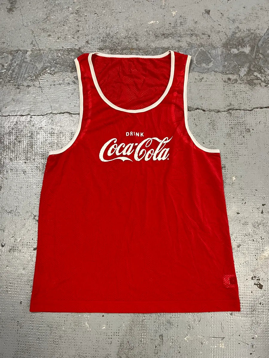 AW2011 Dolce & Gabbana Coca-Cola Logo Red Tank Top sqctghE 0