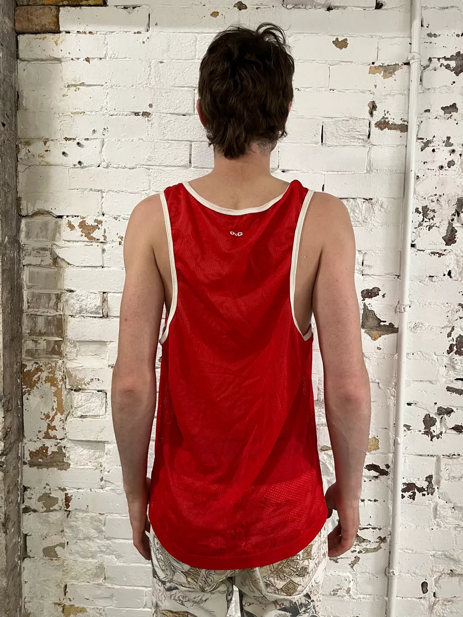 AW2011 Dolce & Gabbana Coca-Cola Logo Red Tank Top sqctghE 2