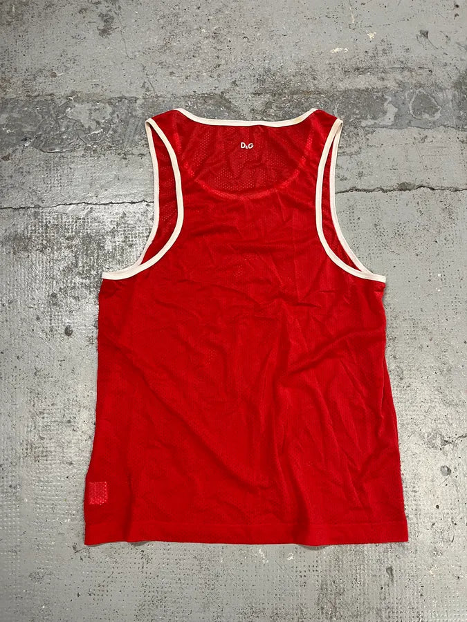 AW2011 Dolce & Gabbana Coca-Cola Logo Red Tank Top sqctghE 5