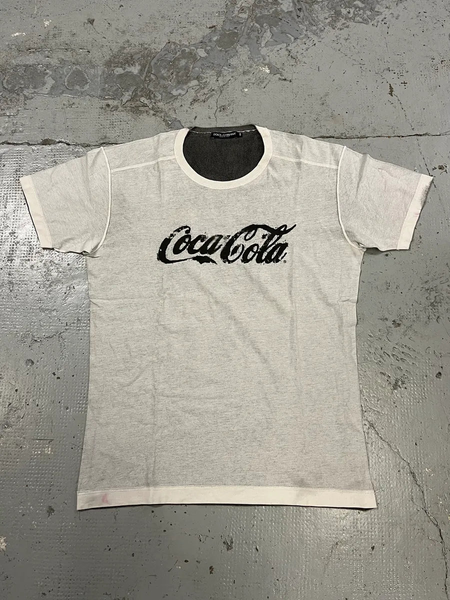 AW2011 Dolce & Gabbana Coca-Cola White T-Shirt SMosKYQ 0