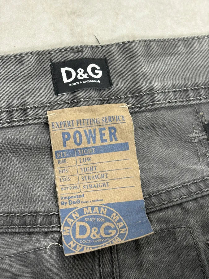 AW2010 Dolce & Gabbana Grey Multi Pockets Avant-Garde Pants MDbbFru 11