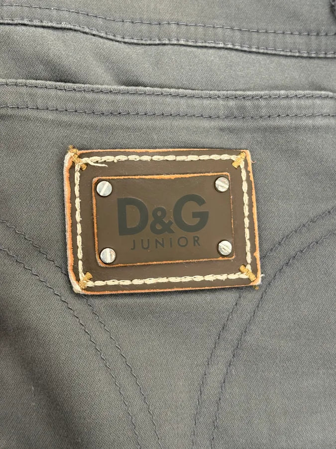 AW2011 Dolce & Gabbana Grey Patchwork Slim Pants Uwyshvj 10