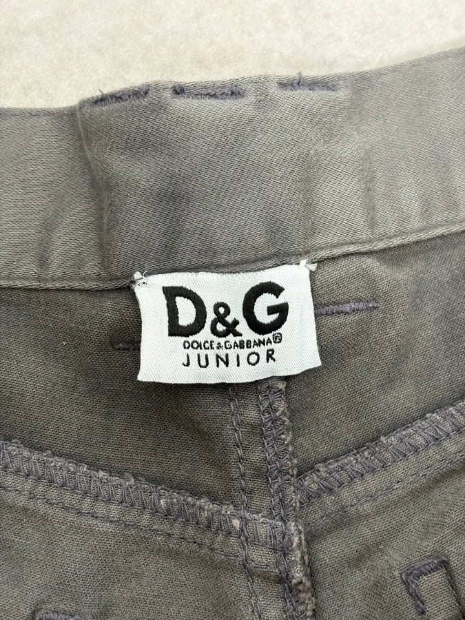 AW2011 Dolce & Gabbana Grey Patchwork Slim Pants Uwyshvj 12