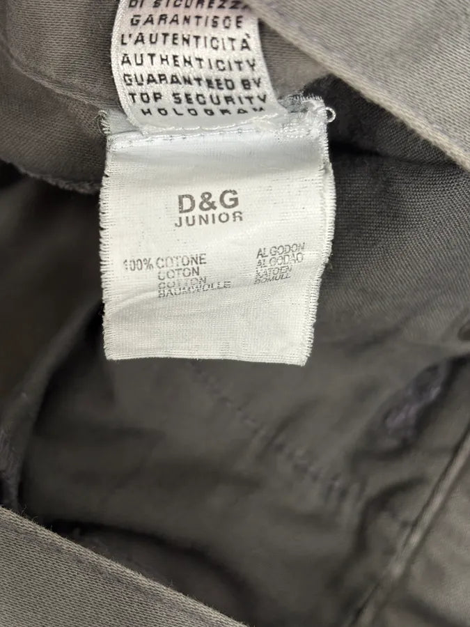 AW2011 Dolce & Gabbana Grey Patchwork Slim Pants Uwyshvj 14