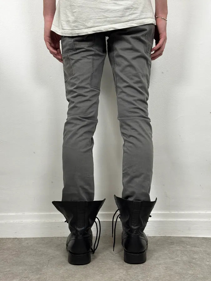 AW2011 Dolce & Gabbana Grey Patchwork Slim Pants Uwyshvj 3