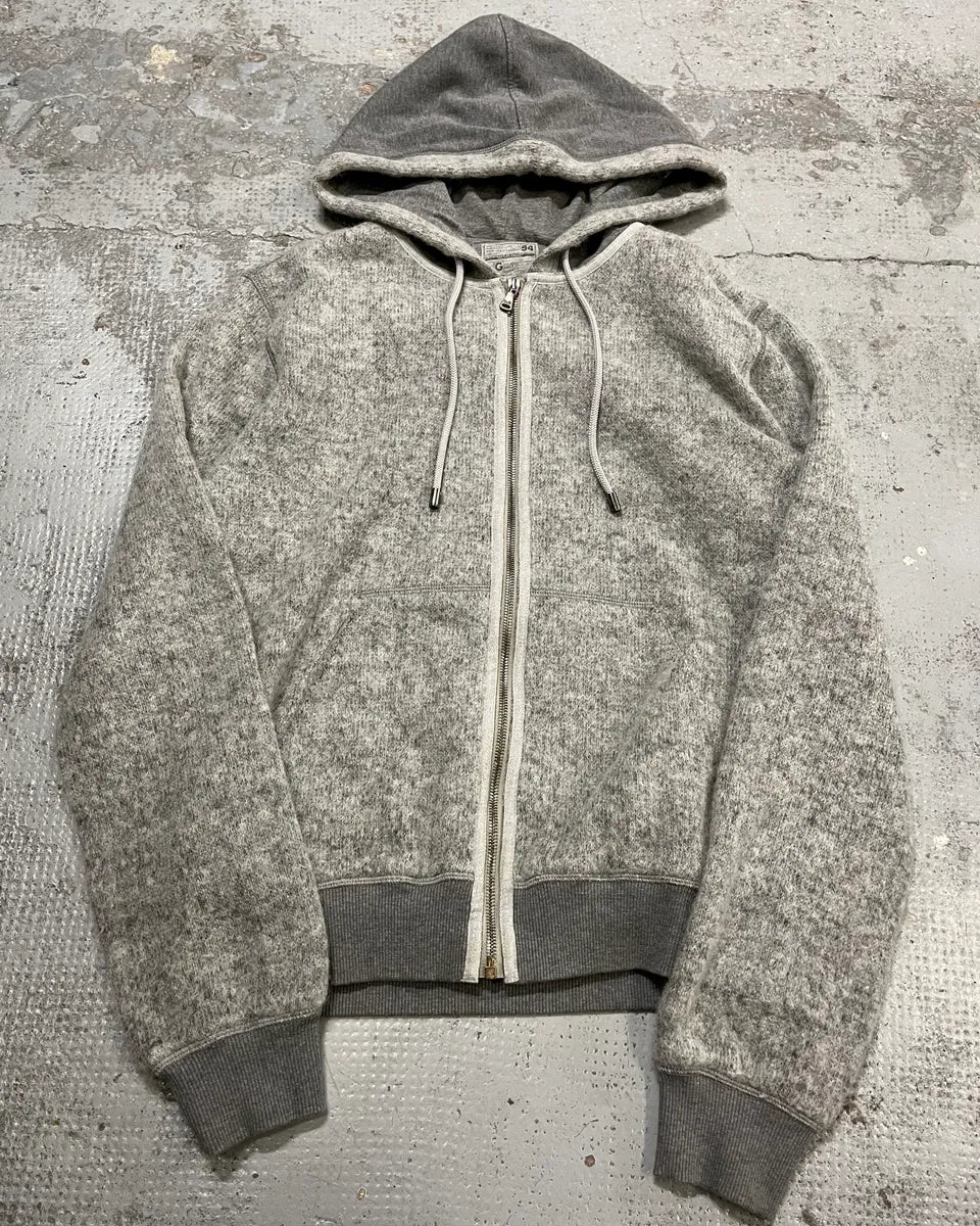 AW2011 Dolce & Gabbana Grey Wool Zip-up Hoodie WLfYcrC 3