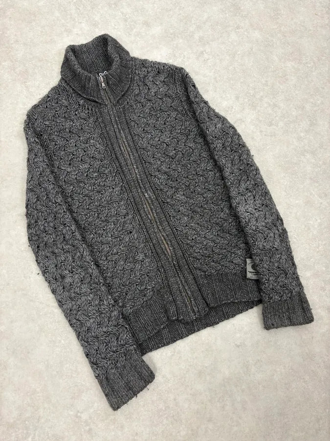 AW2011 Dolce & Gabbana Grey Wool Zip-up Jacket sKlFYvN 3