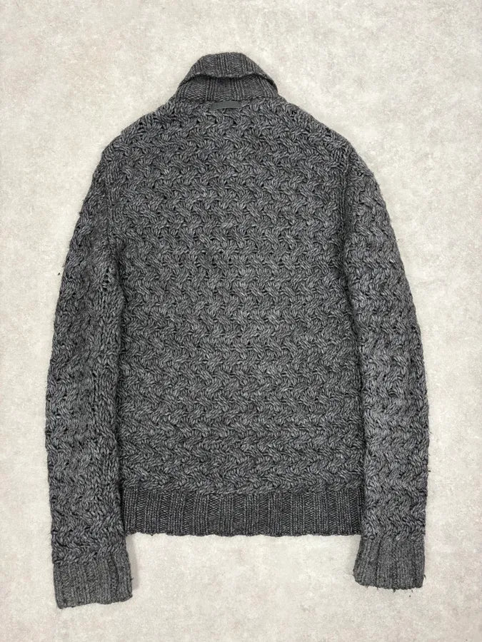 AW2011 Dolce & Gabbana Grey Wool Zip-up Jacket sKlFYvN 5