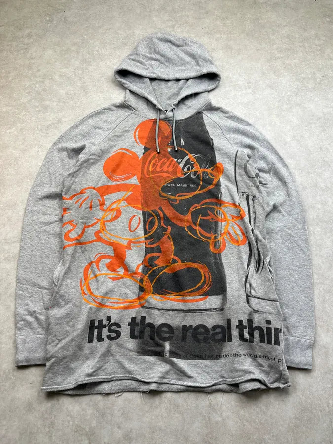 AW2011 Dolce & Gabbana Mickey Mouse & Coke Oversize Grey Hoodie OnRmERp 3