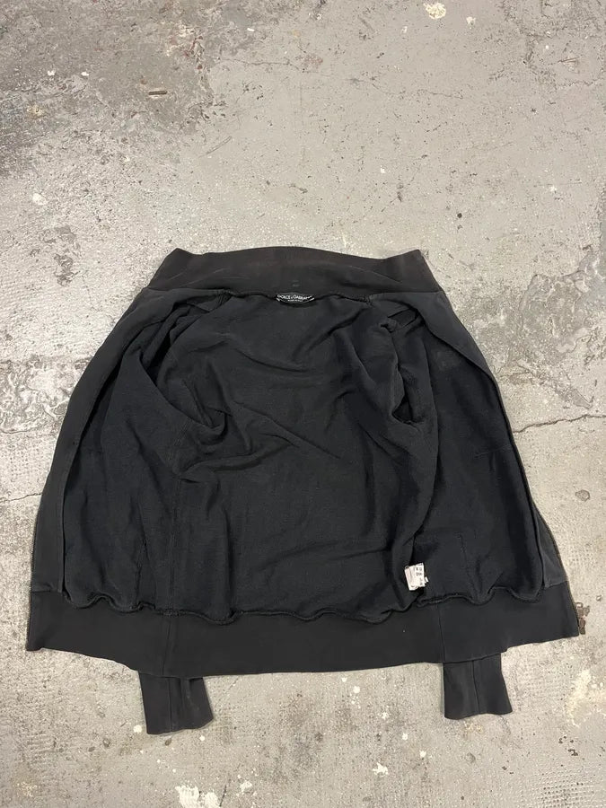 AW2011 Dolce & Gabbana Obscure Distressed Zip-up Sweater (M) aJSEuko 11