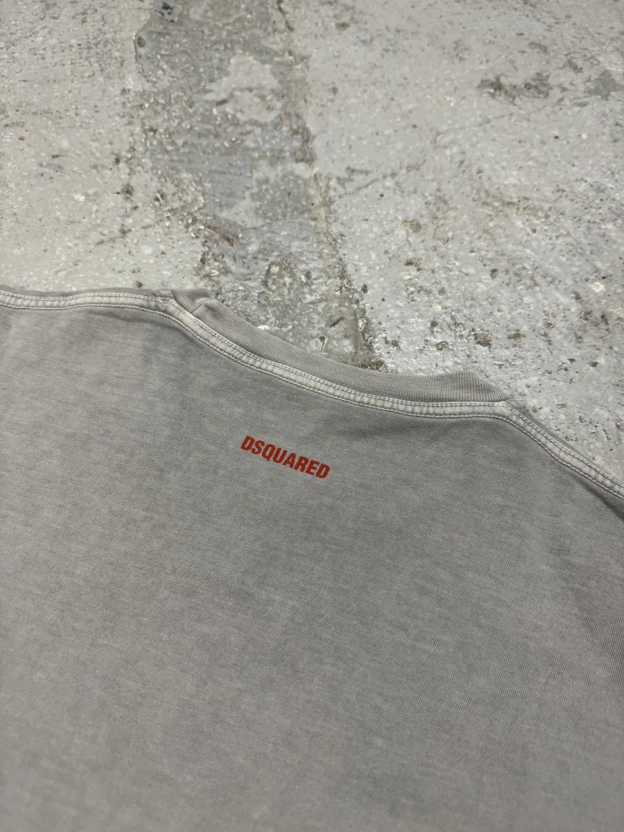 AW2011 Dsquared2 Calligraphy Grey T-Shirt PuoFbxj 6