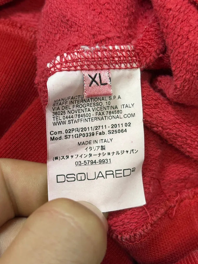 AW2011 Dsquared2 Canadian Style Red Hoodie EzKhTPm 8