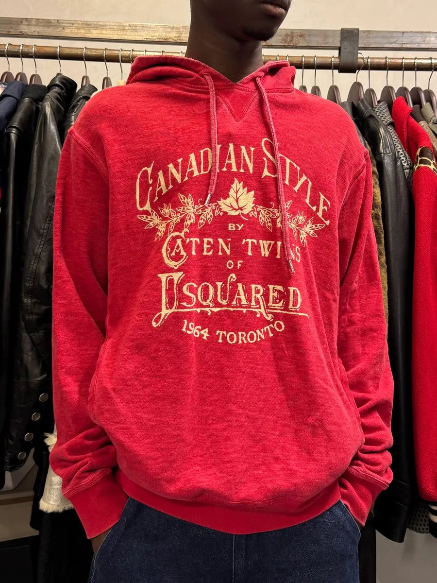 AW2011 Dsquared2 Canadian Style Red Hoodie EzKhTPm 1